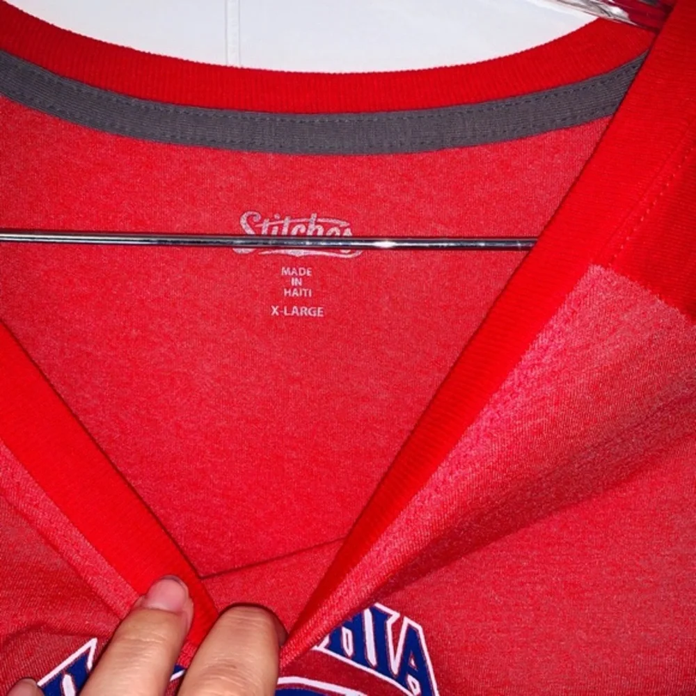 Philadelphia Phillies stitches red T-shirt XL - Picture 3 of 6